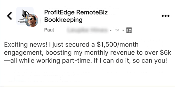 Testimonial from John