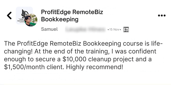 Testimonial from Michelle