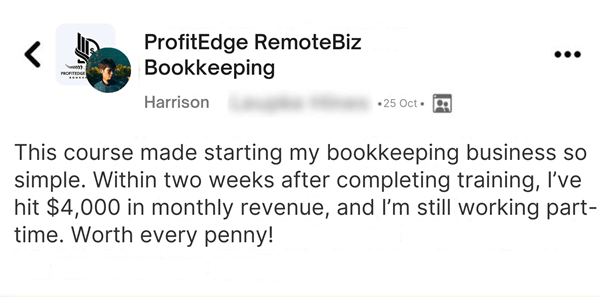 Testimonial from John