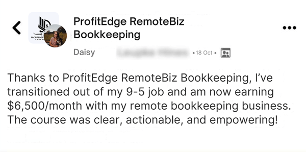 Testimonial from Michelle