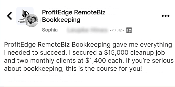 Testimonial from Michelle