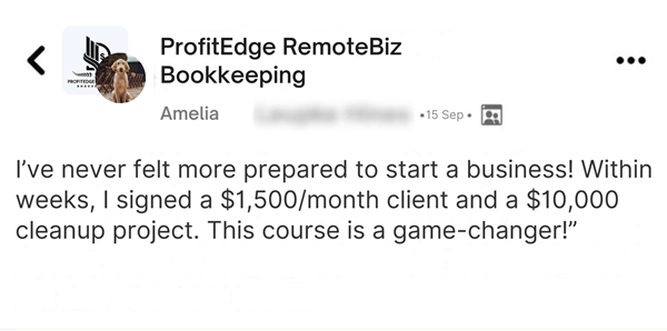 Testimonial from John